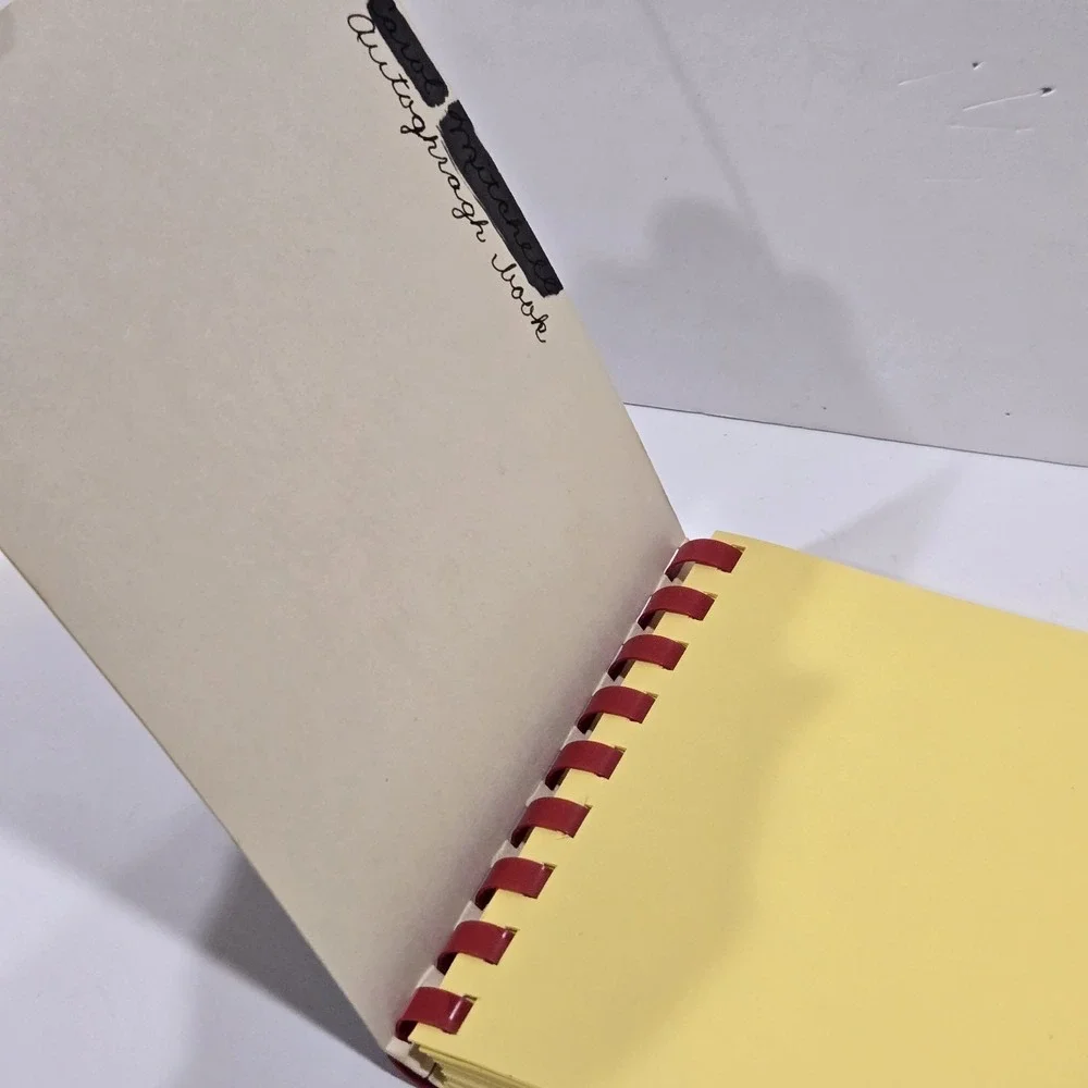Vintage 1978 Garfield Autograph Book‎  Unused Yellow Pages Jim Davis Collectible